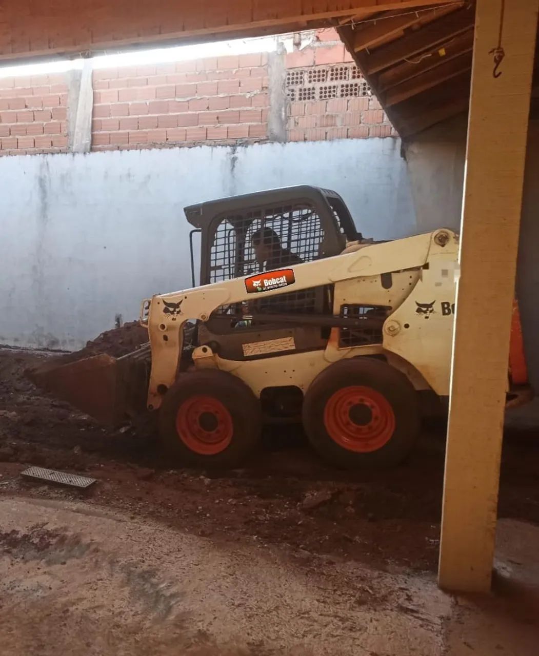 Mini Carregadeira Bobcat S510 cabine aberta 