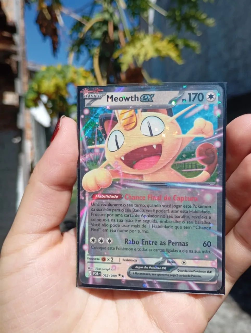 Meowth ex (062/88) NM - CARD POKEMON - Hobbies e coleções - Aruanã