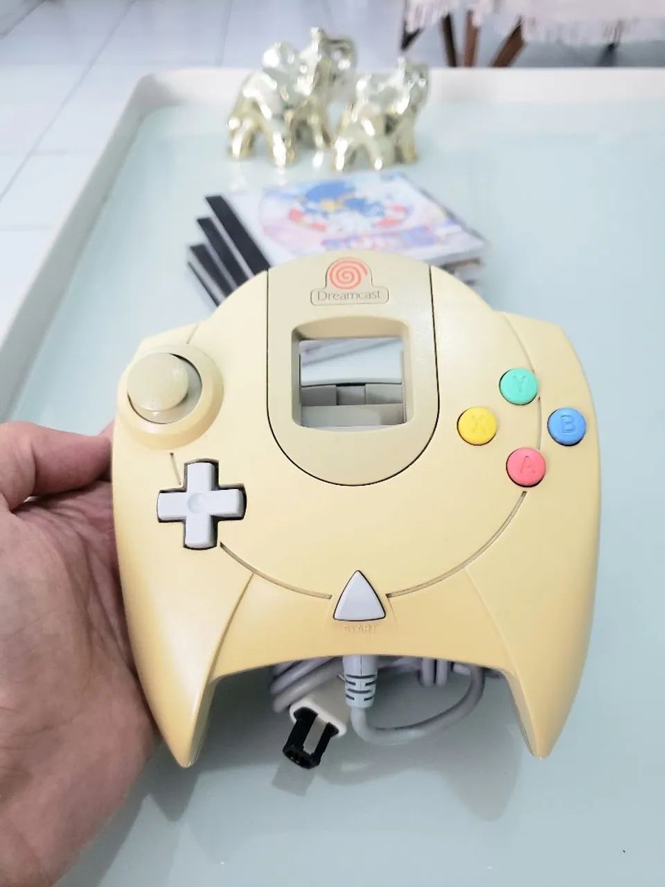Controle SEGA Dreamcast (original) + jogos