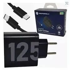 Carregador Original Motorola 125w Super Turbo Bivolt Lacrado