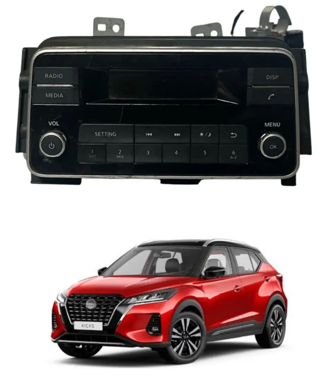 Rádio Original com Bloetooth Kicks 2019