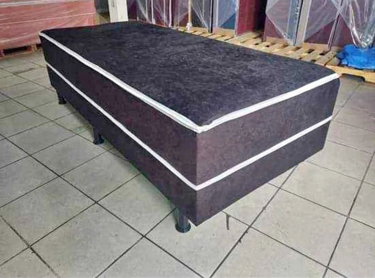Cama box solteiro, entrega grátis e garantia de 4 meses