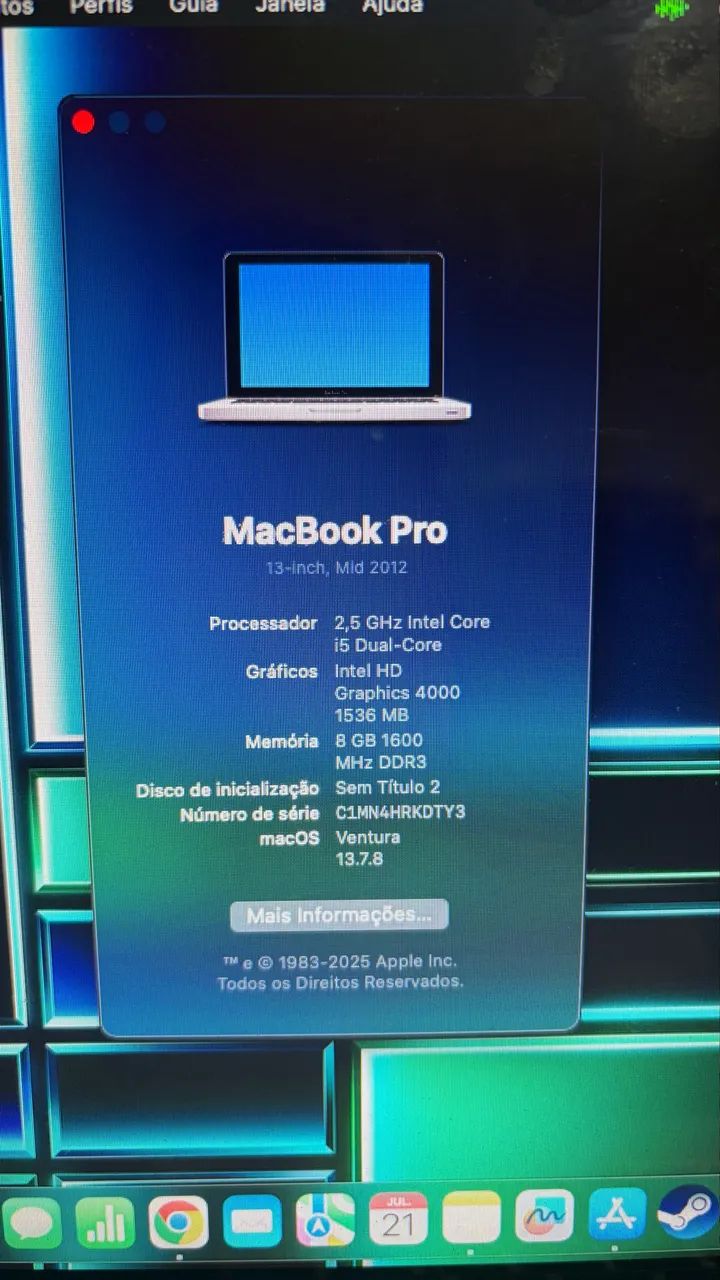 MacBook Pro 2012 - Foto 2