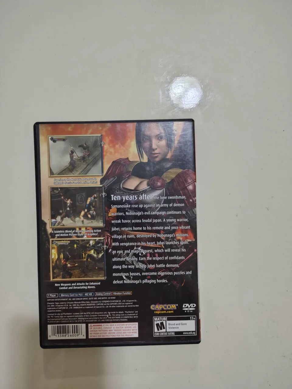 Onimusha 2 Samurai's Destiny PS2 NTSC-U Original  - Foto 2