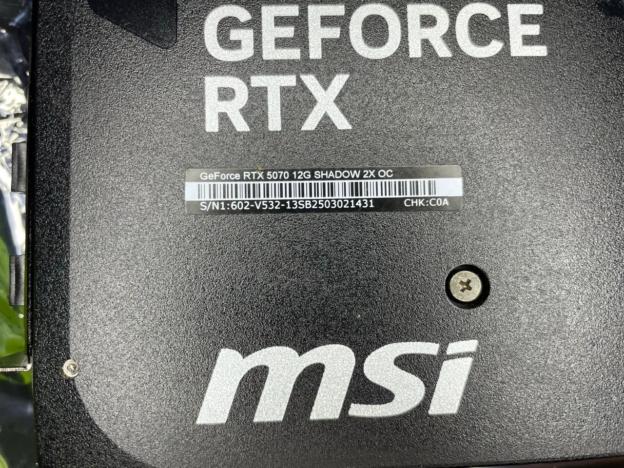 RTX 5070 12GB - MSI Shadow 2x OC - Foto 3