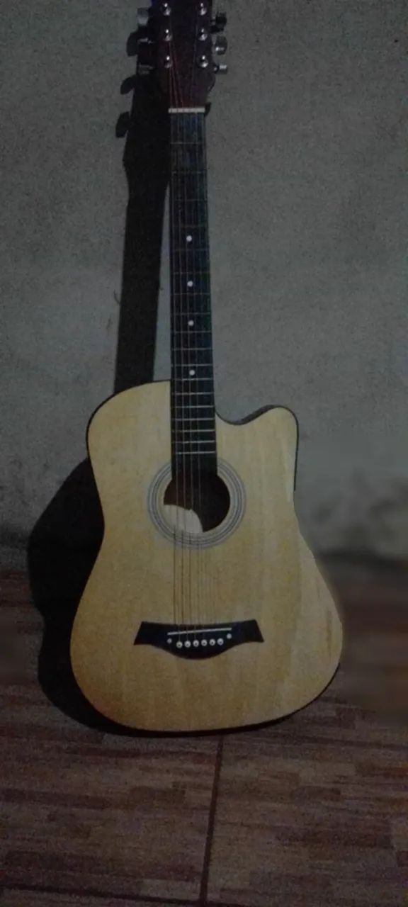 Violão clássico acústico usado com capa - Foto 2