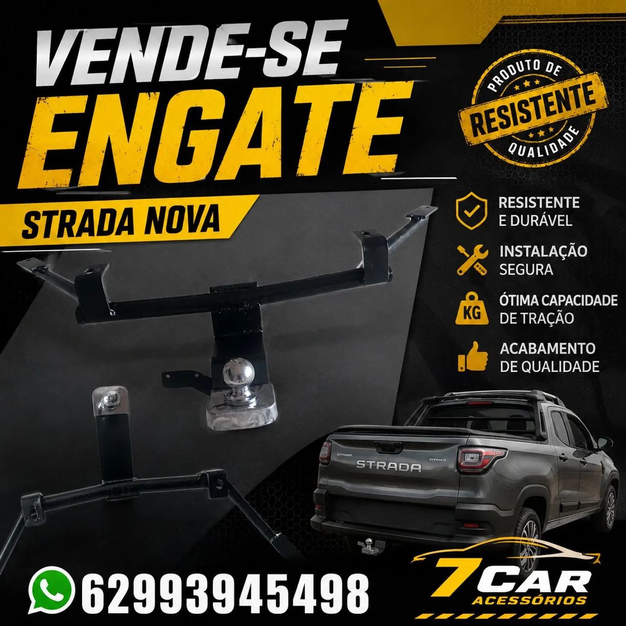 Engate para Strada nova