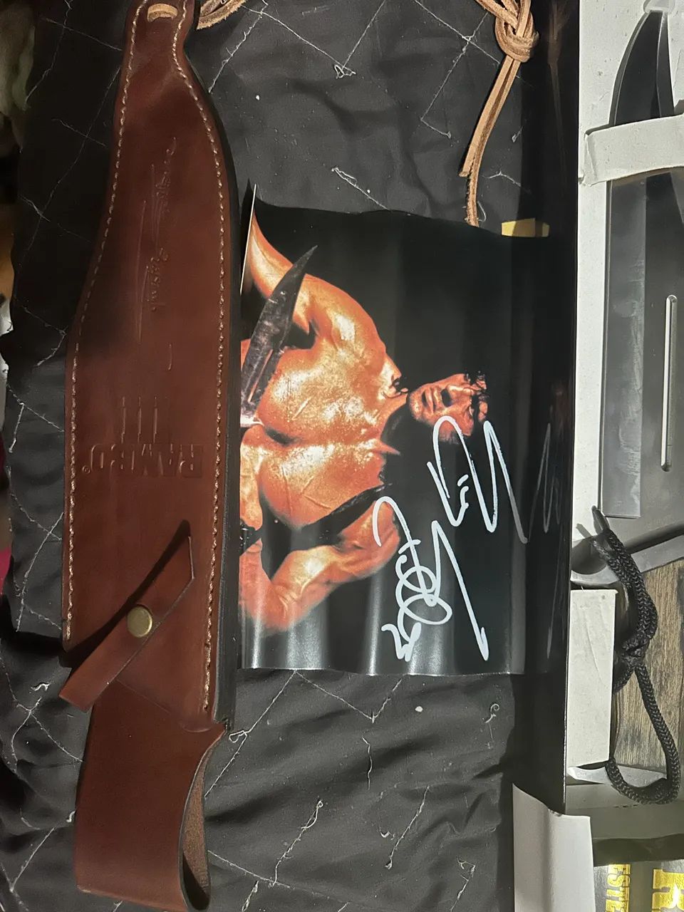 Faca Rambo 3 - Sylvester Stallone Signature Edition. - Foto 2