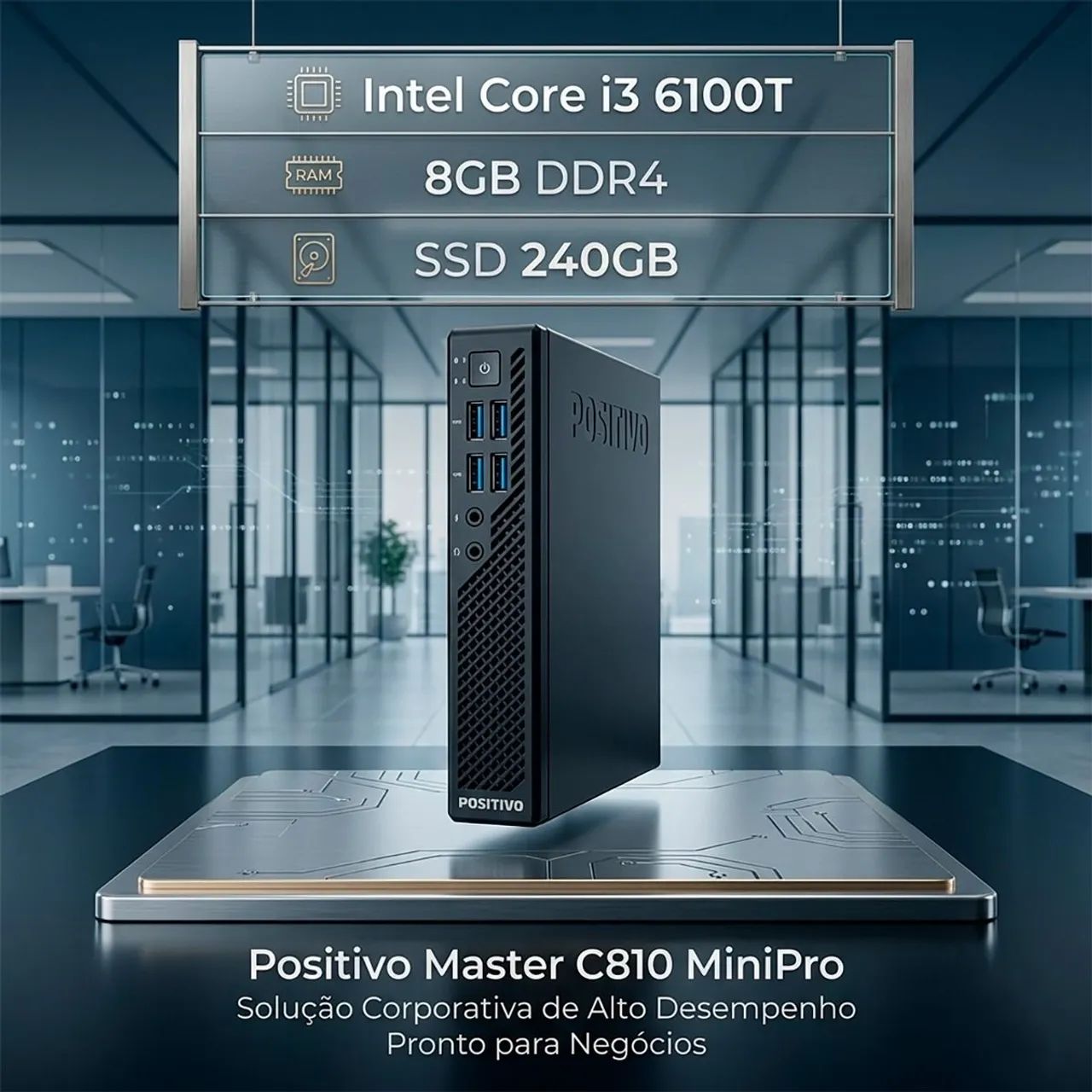 Mini Pc Positivo Master C810 Core i3 6100T  - Foto 2