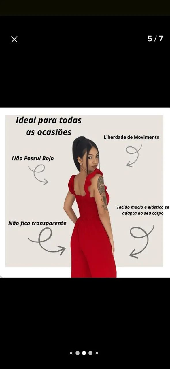 Macacão Vermelho  - Foto 2