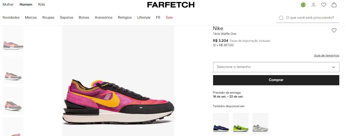 Tênis Nike Waffle One - Foto 5