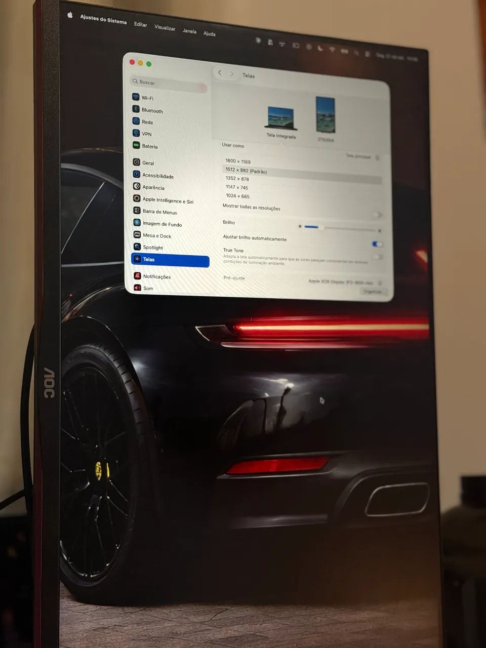 Monitor Gamer Aoc 144hz 27 polegadas, uso VERTICAL e Horizontal excelente conservação - Foto 3