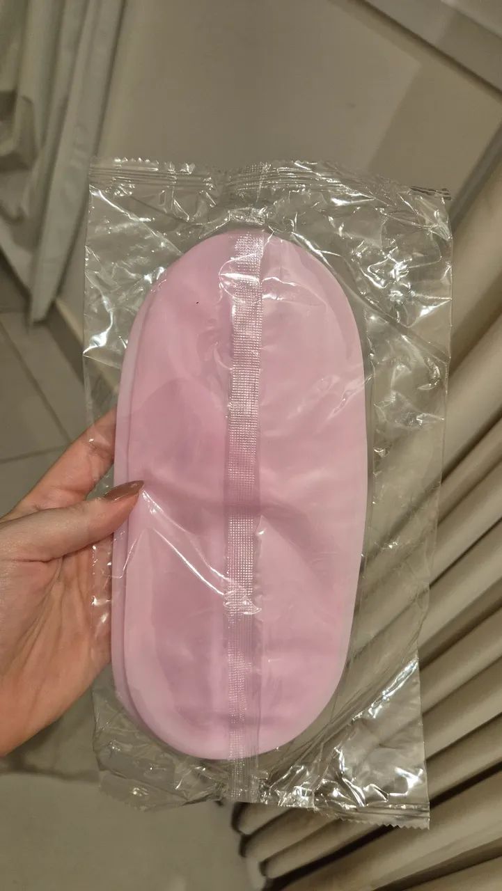 Meia de silicone pra hidratação 