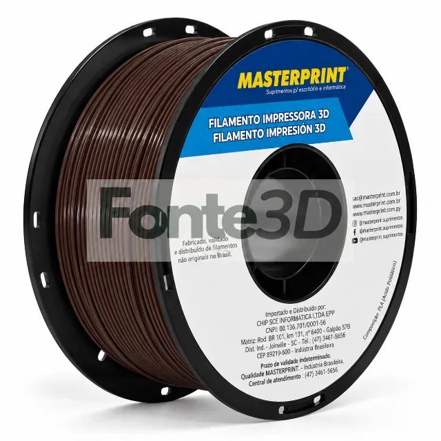 Filamento Petg Marrom - 1 Kg Masterprint - Foto 5