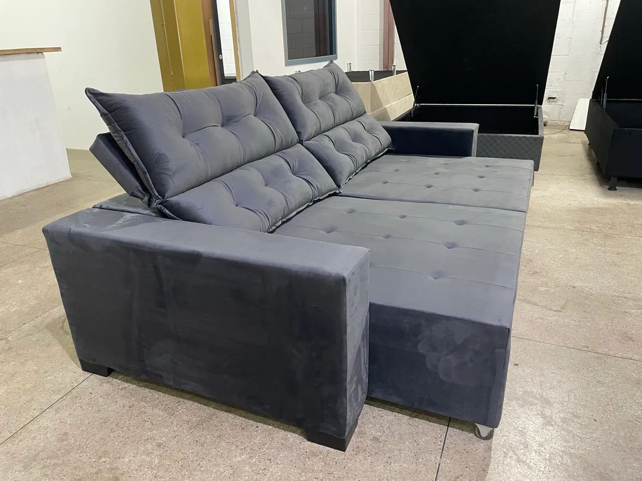     Sofá Retrátil Reclinável 3m Perfeito para Sala Grande - Foto 2