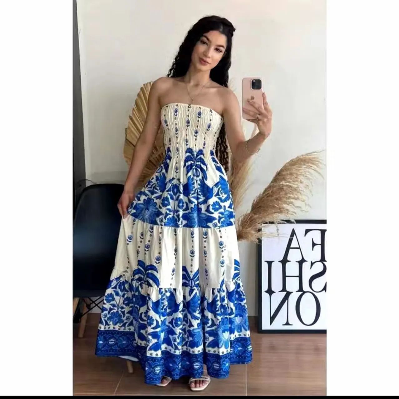 Vestido farm- azul 