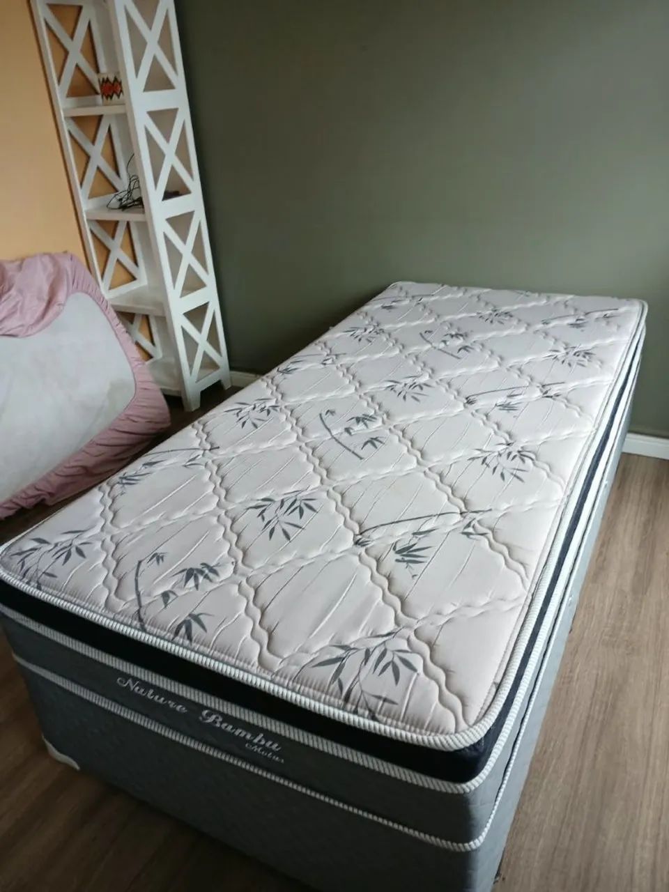Cama de Solteiro colchão e box - Foto 2