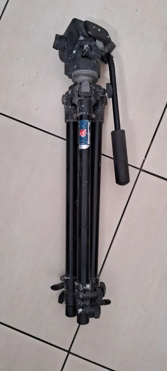 Tripé Profissional Manfrotto Modelo 190B - Foto 2