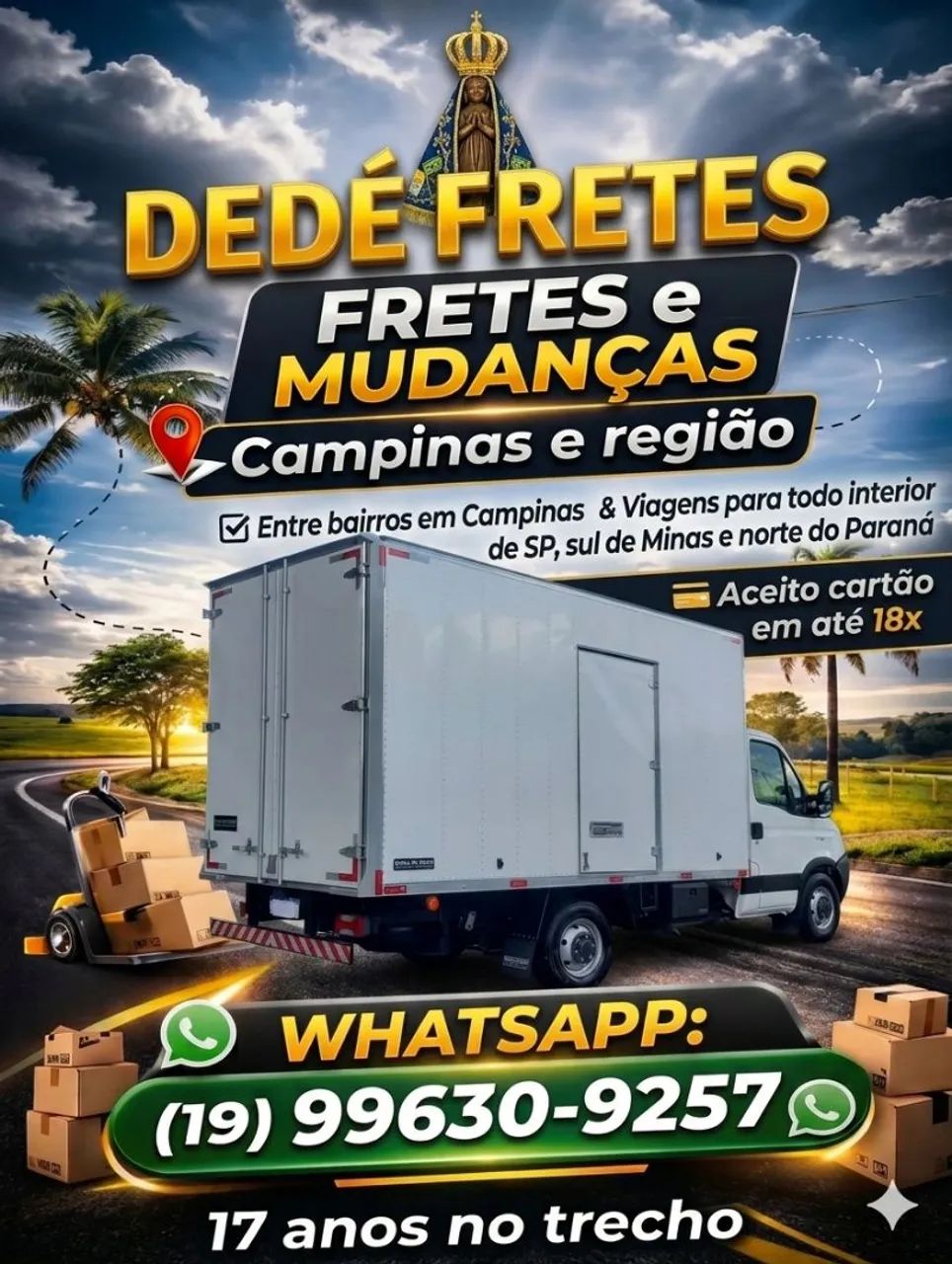 FRETES e MUDANÇAS em Campinas 