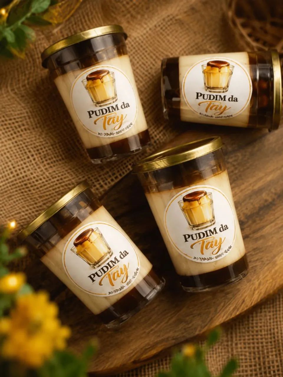 Pudim no Copo Americano 