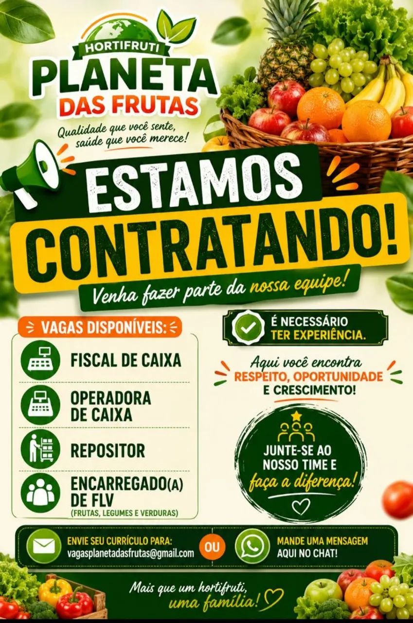 Vaga de emprego 