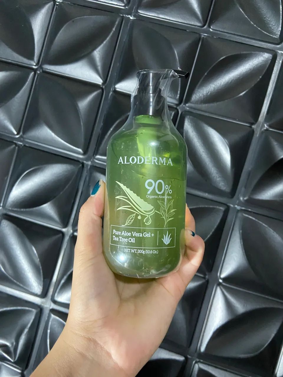 Gel De Aloe Vera Aloderma Organic Com Óleo De Melaleuca 300m - Foto 2