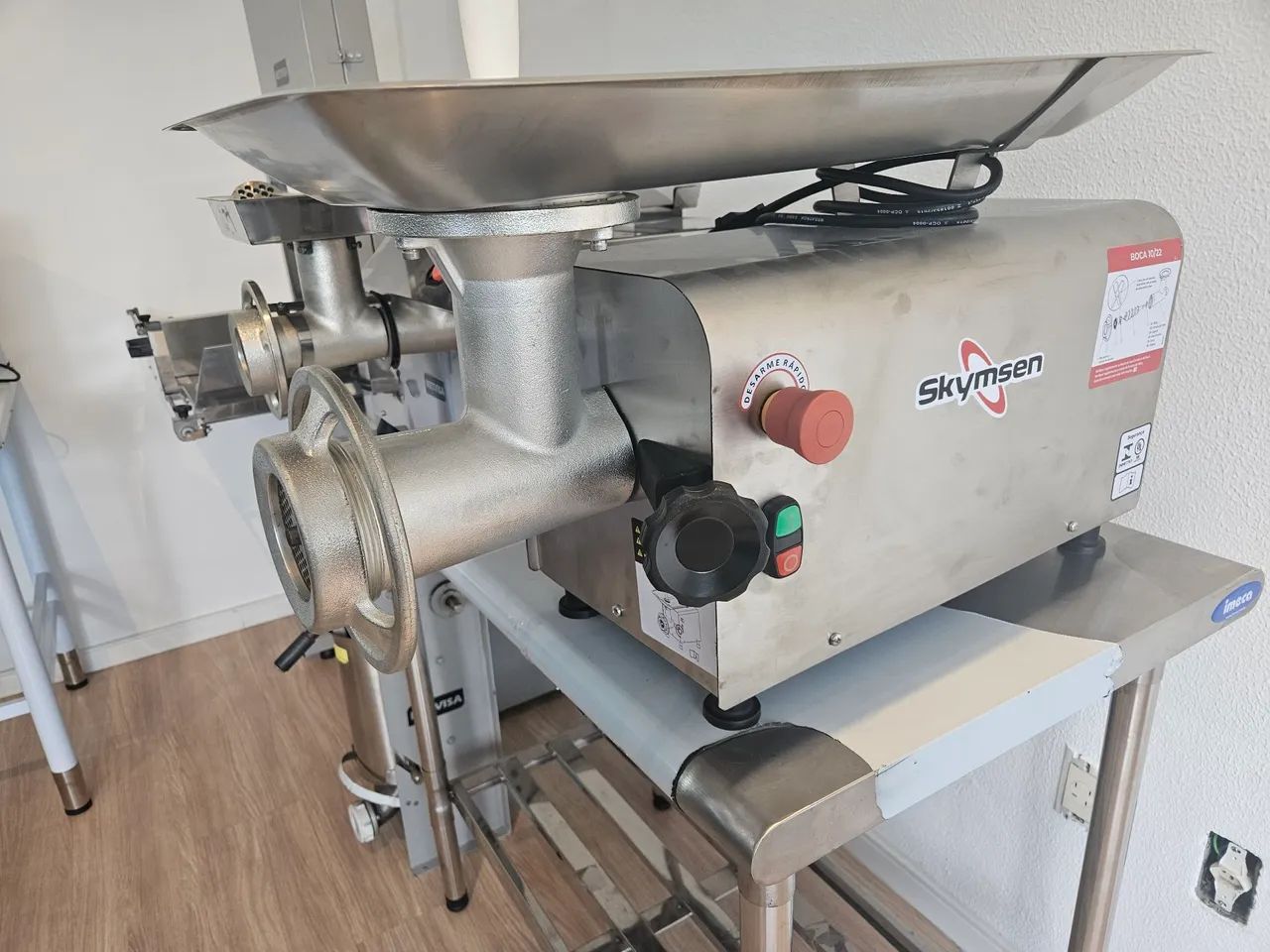 picador de carne boca 22 inox - novo
