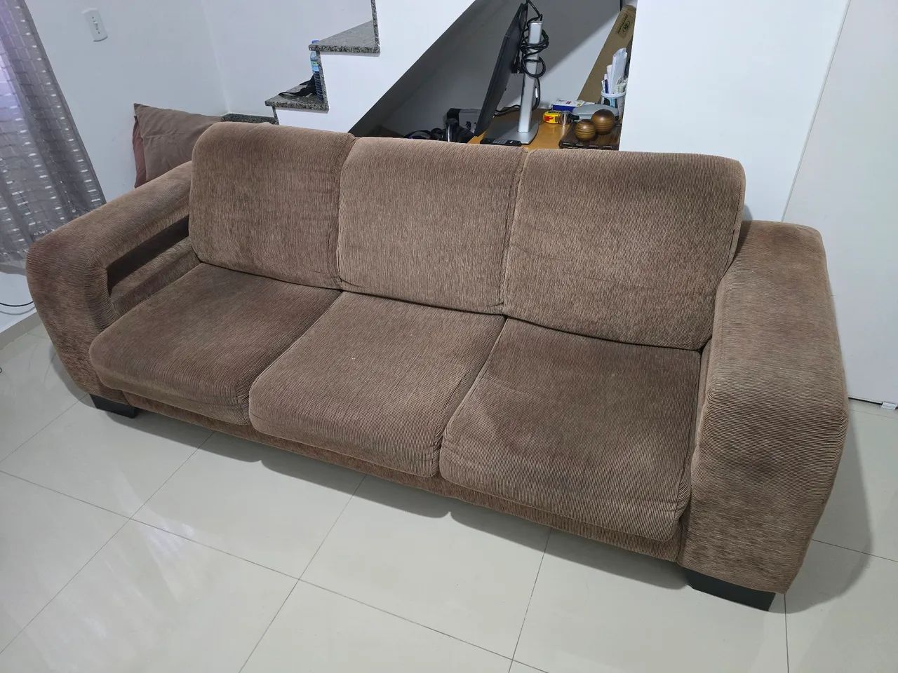 Sofa 3 lugares, retratil - Foto 4
