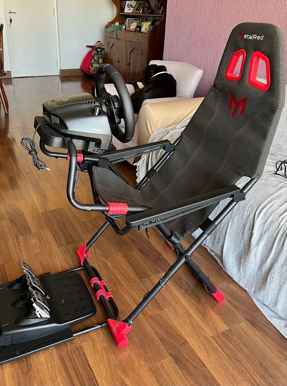 Cockpit + logitech g923 + câmbio logitech 