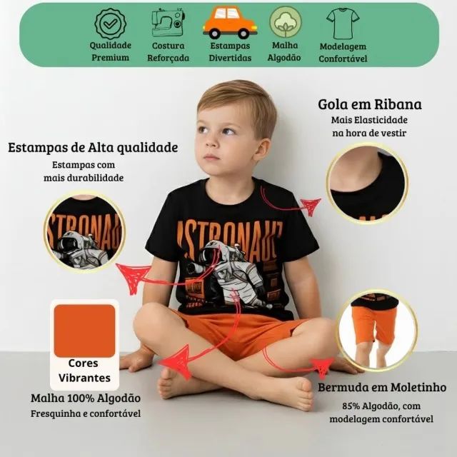 Kit Conjunto Infantil - Foto 2