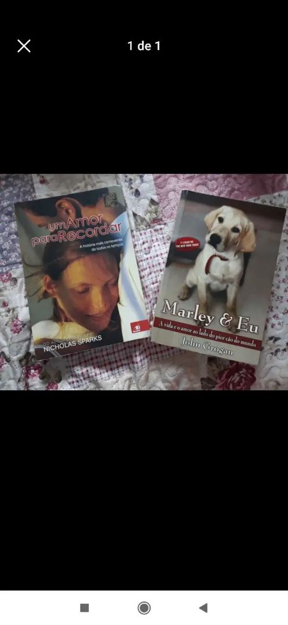 Livros Um Amor para recordar e Marley e Eu - Foto 2