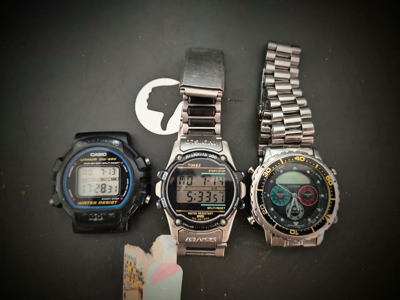 Citzen Timex Casio 3 relógios