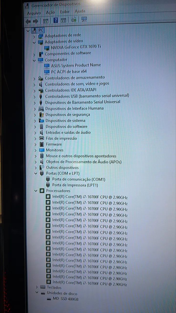 Pc Game i7 10700 GTX 1070TI 8gb e 36g ram - Foto 4