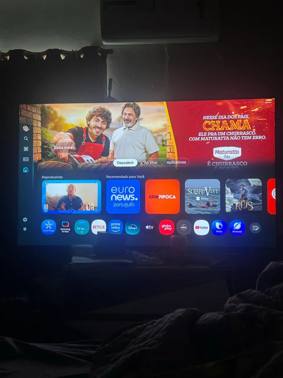 Tv Smart Samsung plus 4K  55 polegadas 