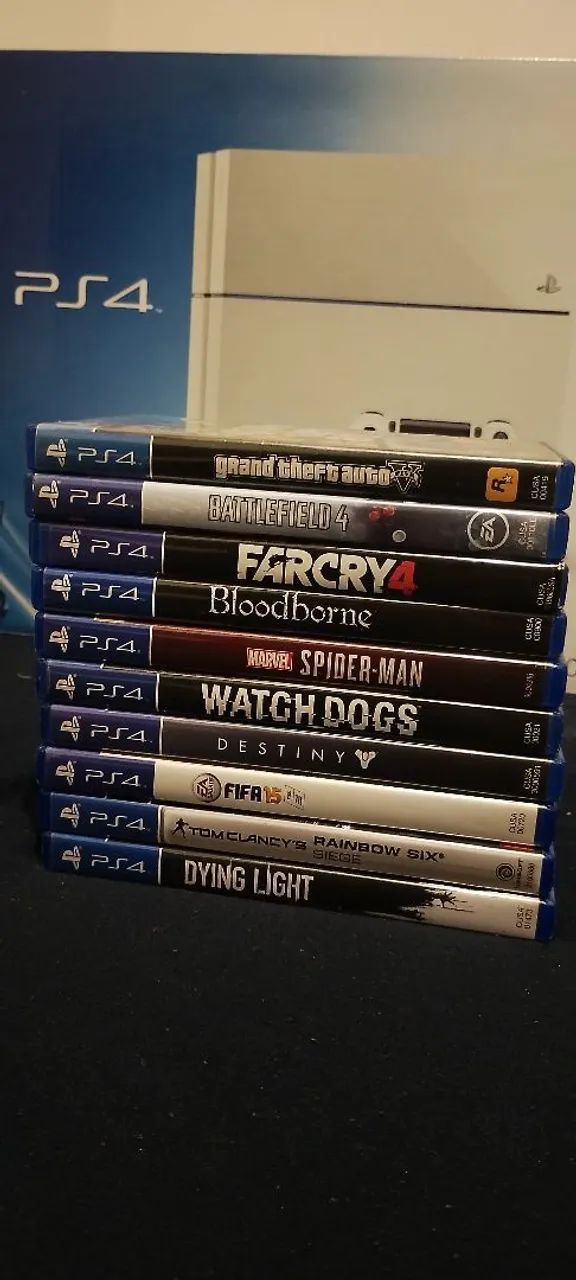 Playstation 4 branco edição limitada - Consoles de Vídeo Game