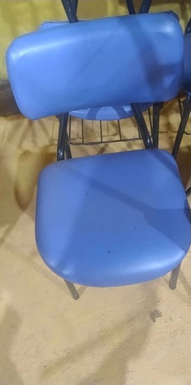  25 cadeiras de ferro mesmo preço azul 800 - Foto 5