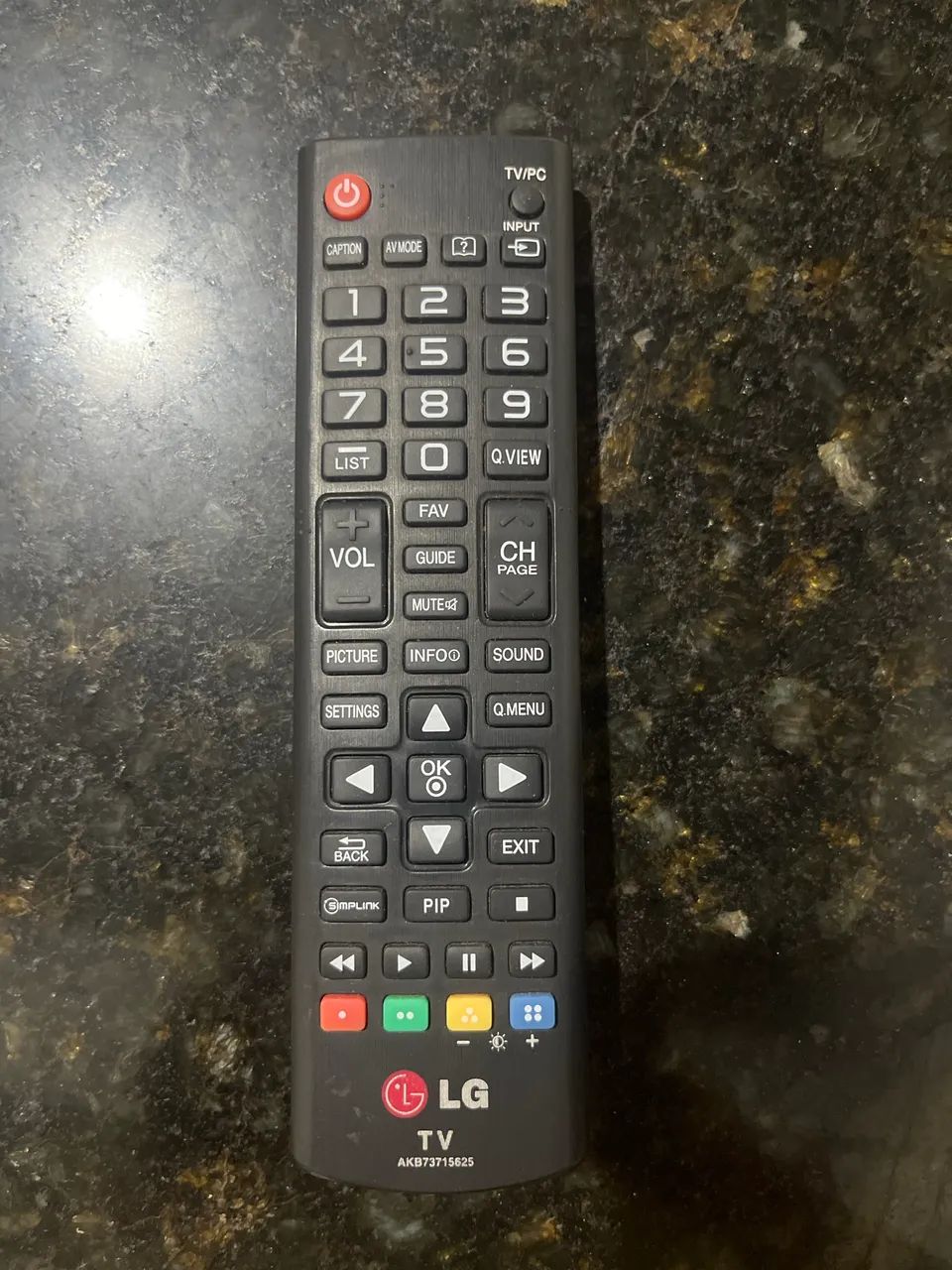 Controle de tv