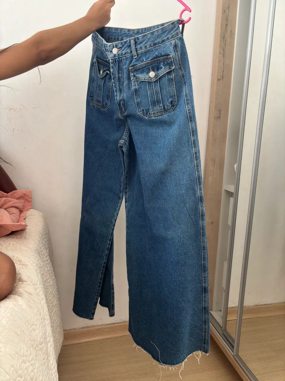 Calça Jeans Farm pantalona  - Foto 2
