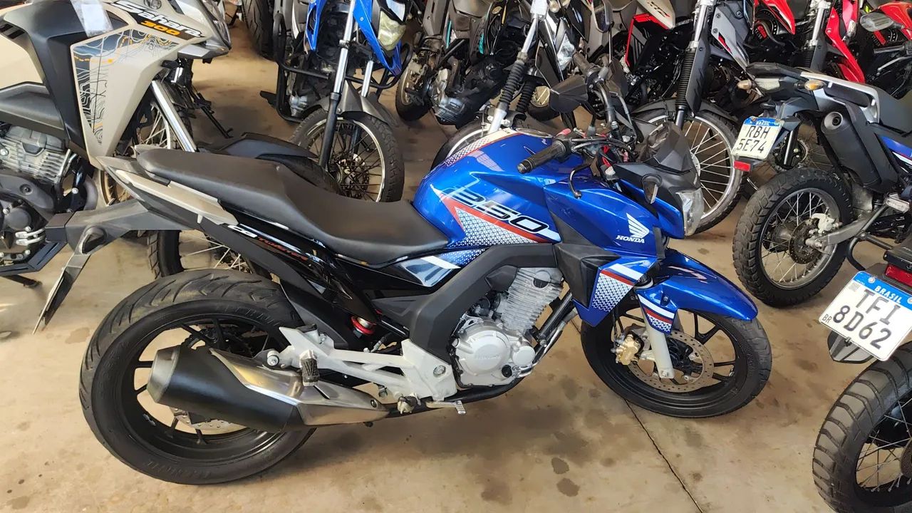 HONDA TWISTER 250 AZUL 2022 Shalon veículos Cariacica  - Foto 6