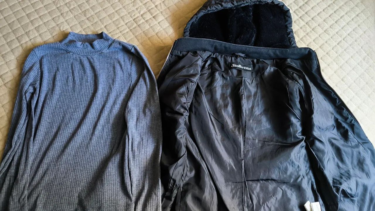 Colete preto e blusa  - Foto 2