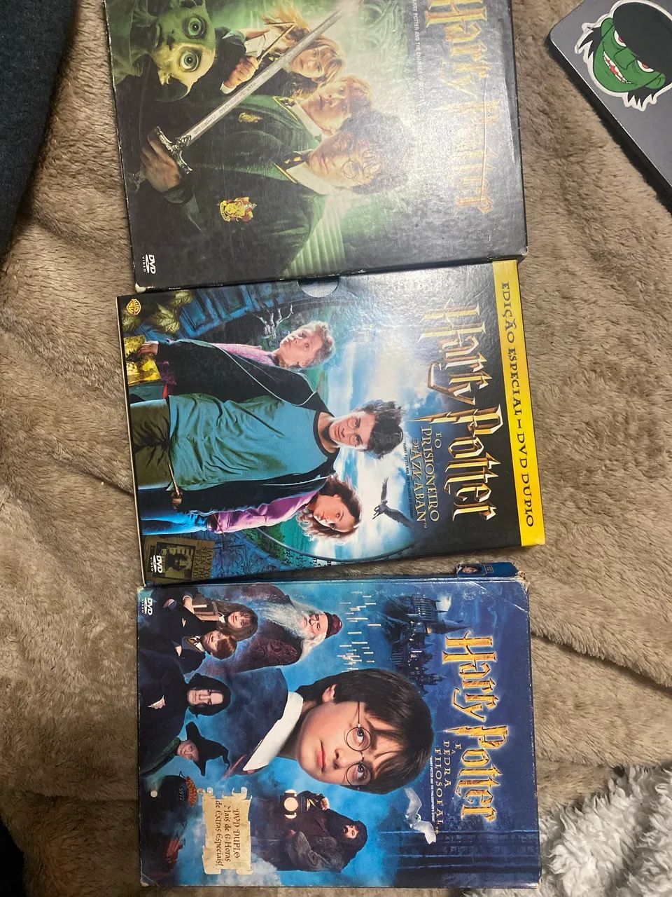 Raro Edição Especial Harry Porter Três Primeiros Filmes 