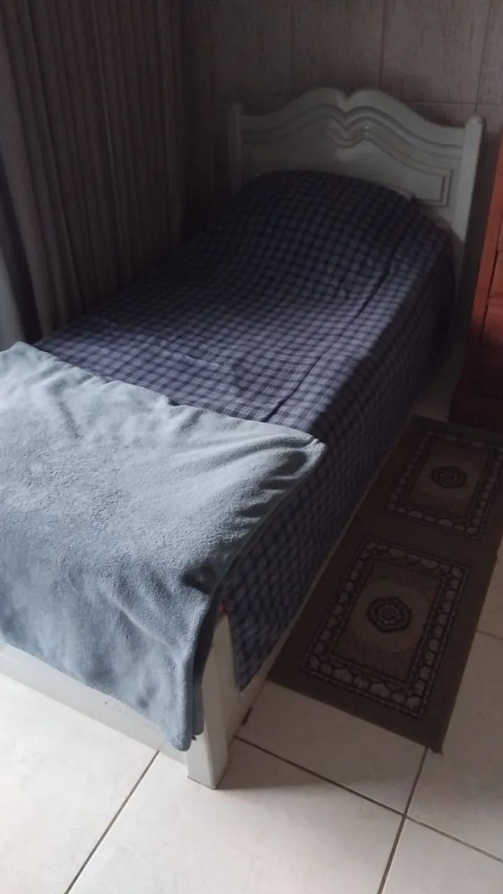 Cama de solteiro 2 gavetas + colchão