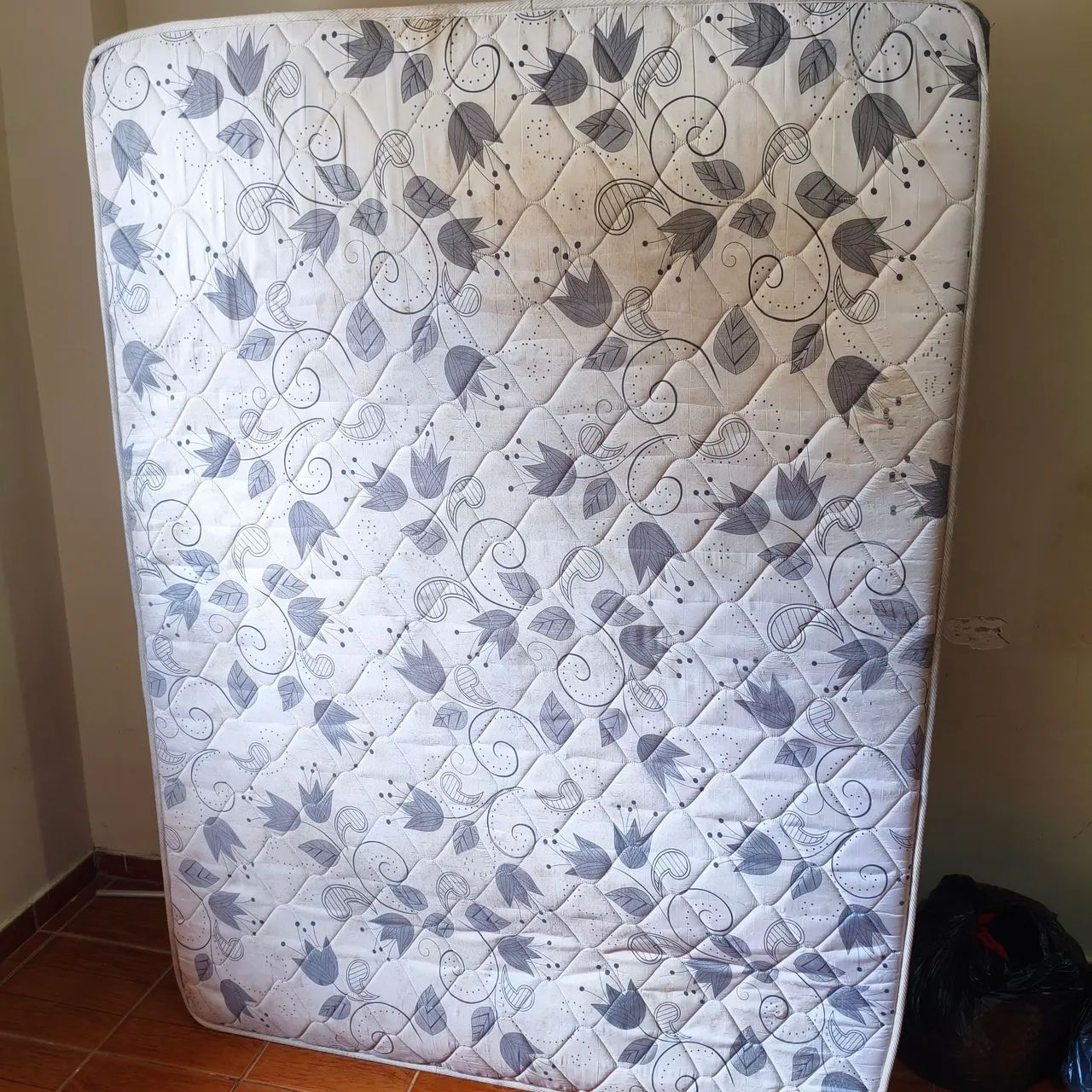 Cama box casal colchão acoplado