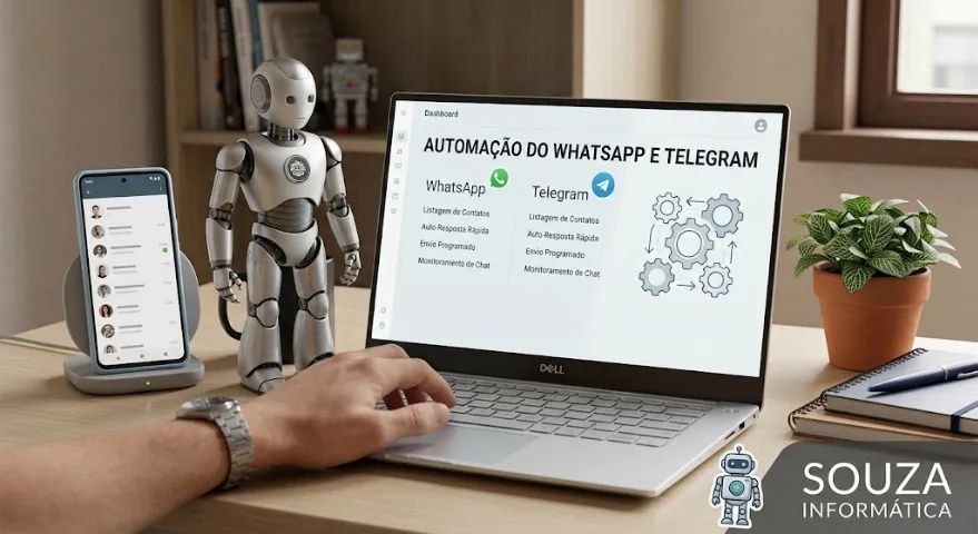  WhatsApp e Telegram | vendas e atendimento  24/7 com este sistema.