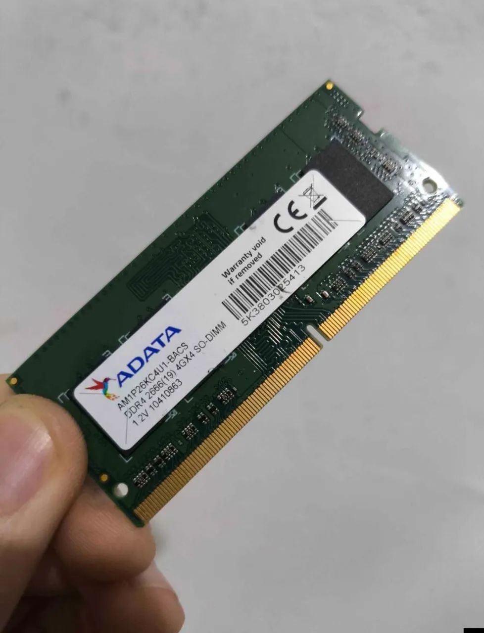 Memória ram notebook ddr4 4gb 