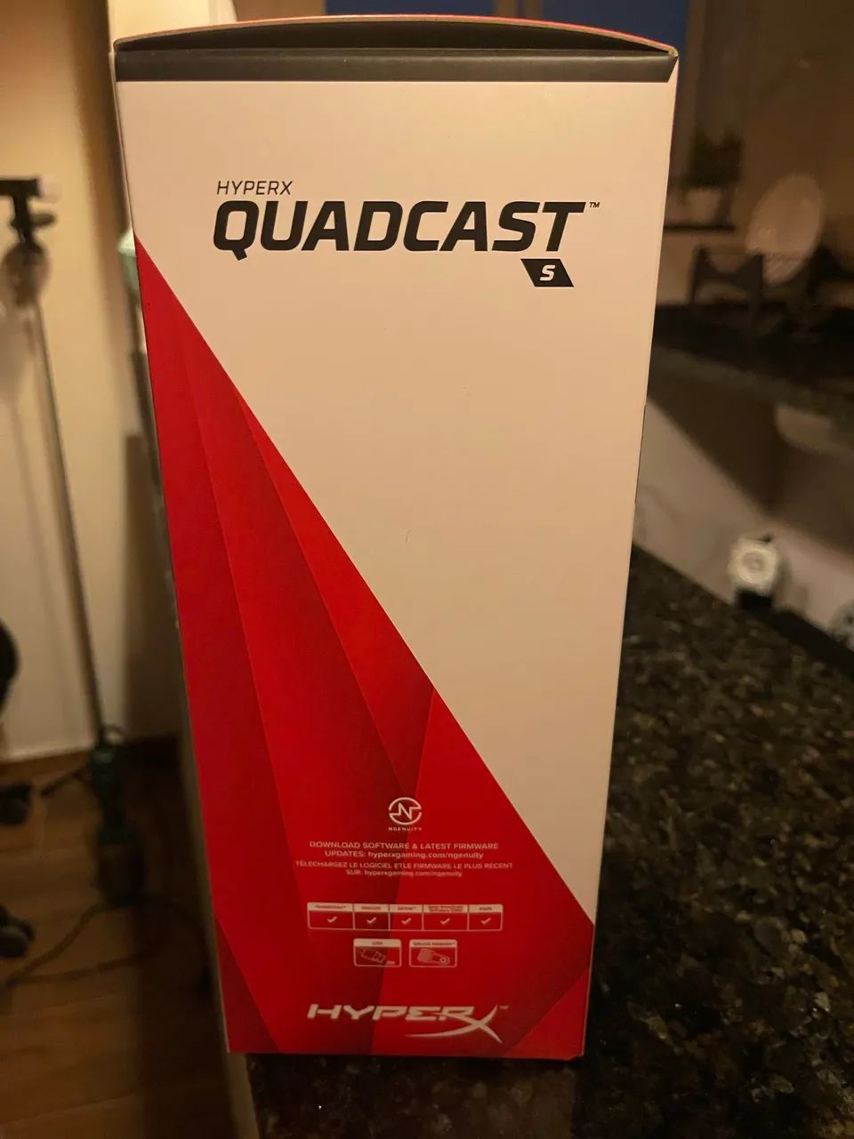 Microfone HyperX QuadCast (Branco) - Foto 4