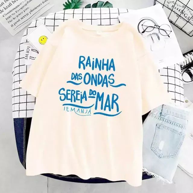 CAMISETA IEMANJA - CANDOMBLE / UMBANDA