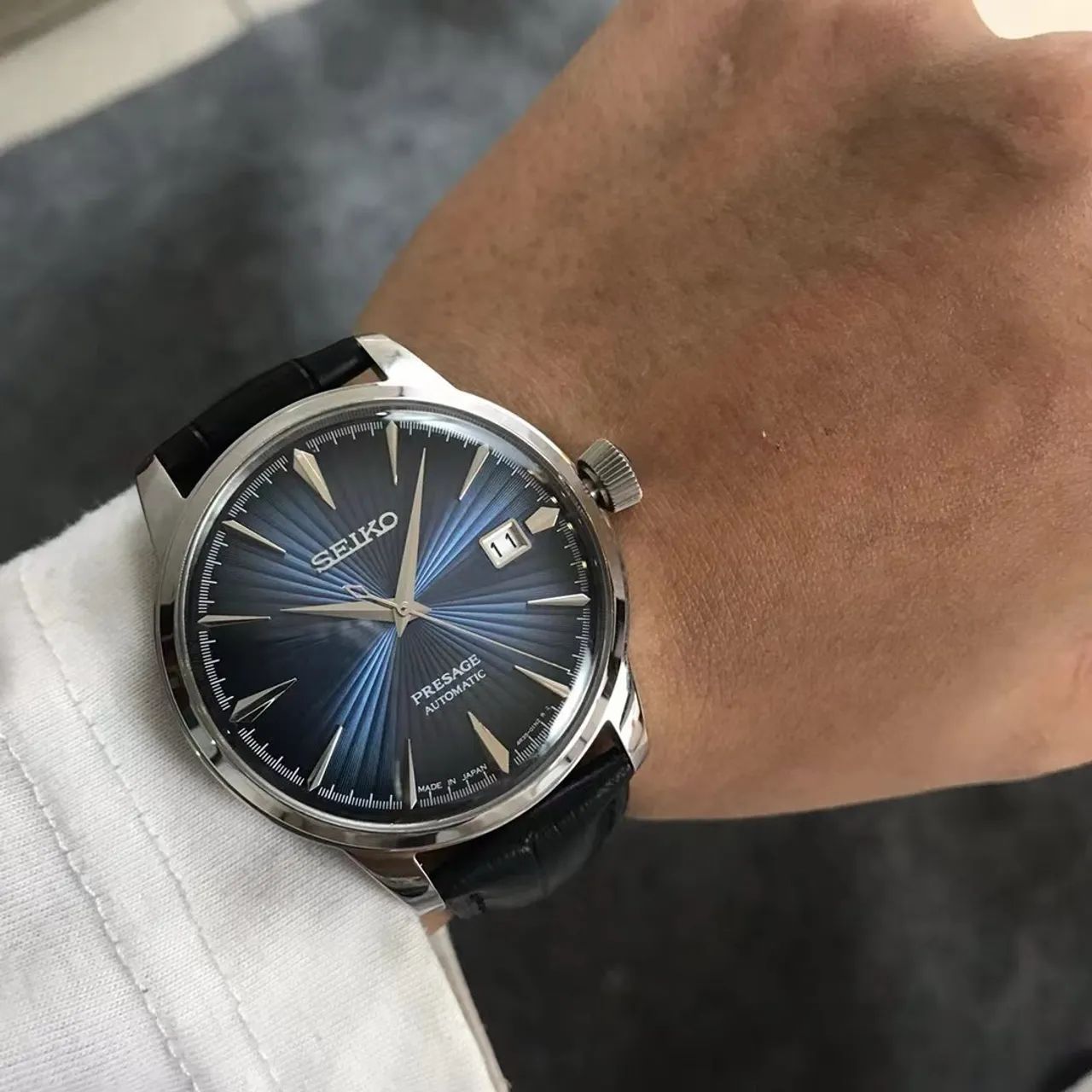Seiko presage cocktail azul automático novo  - Foto 2