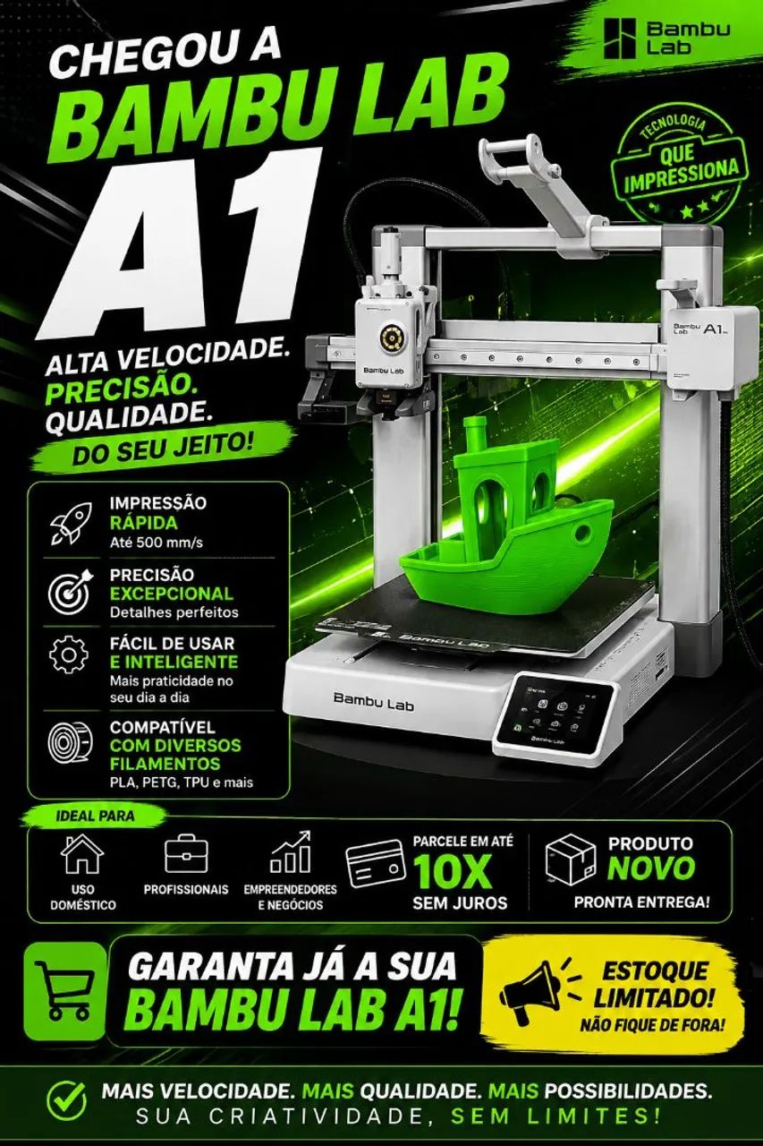 Impressora 3D Bambu Lab A1 - Foto 2