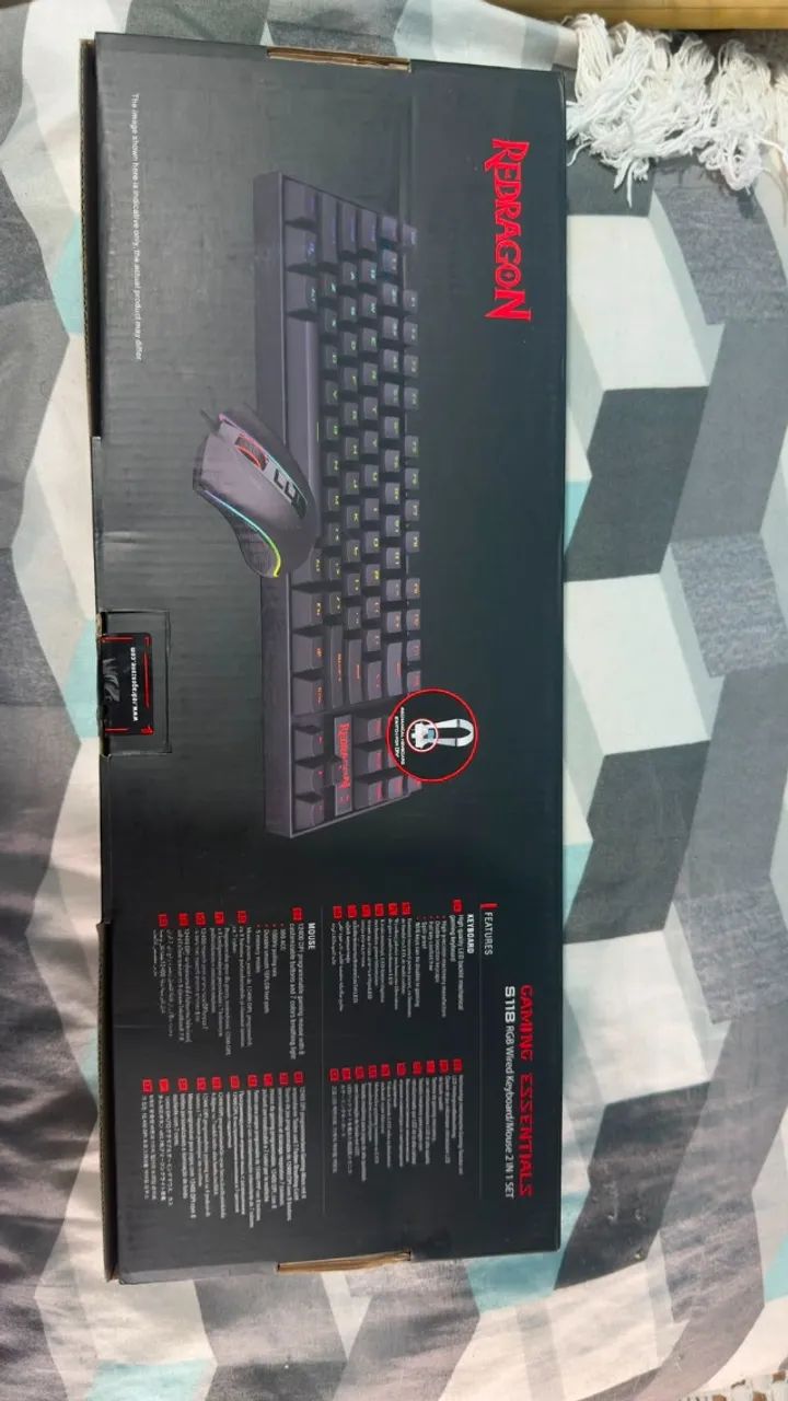 Teclado Gamer red dragon com switch bullet silencioso - Foto 3